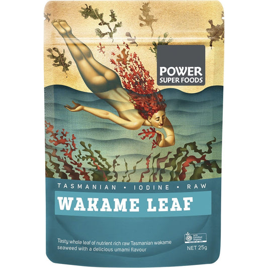 Power Super Foods Wakame Leaf Certified Organic 25g - Cutprice Online