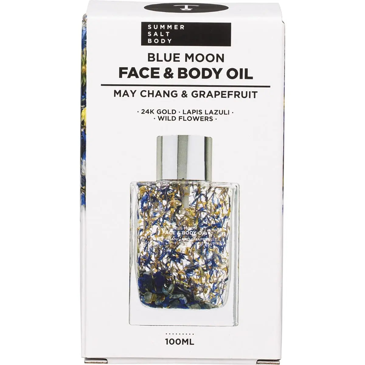 SUMMER SALT BODY Face & Body Oil With 24K Gold Blue Moon - Lapis Lazuli 100ml SUMMER SALT BODY