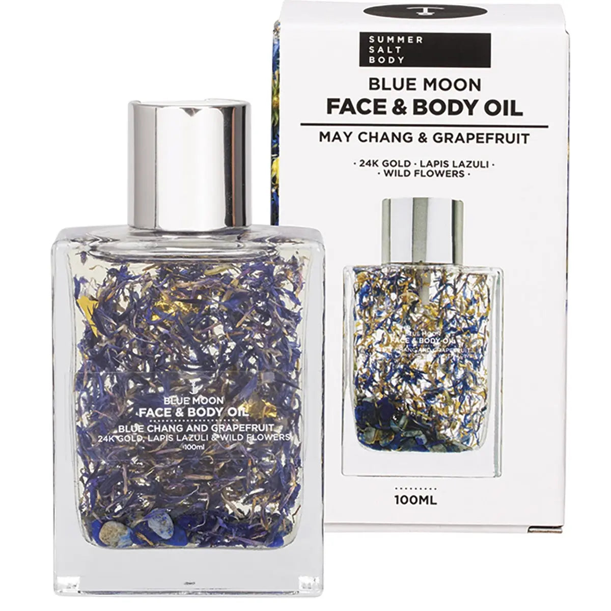 SUMMER SALT BODY Face & Body Oil With 24K Gold Blue Moon - Lapis Lazuli 100ml SUMMER SALT BODY