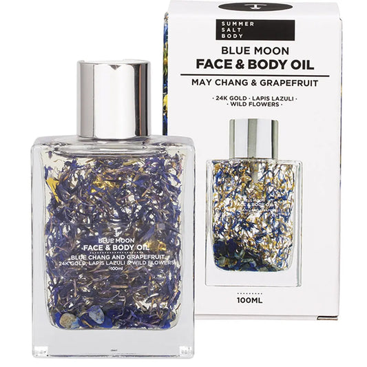 SUMMER SALT BODY Face & Body Oil With 24K Gold Blue Moon - Lapis Lazuli 100ml SUMMER SALT BODY