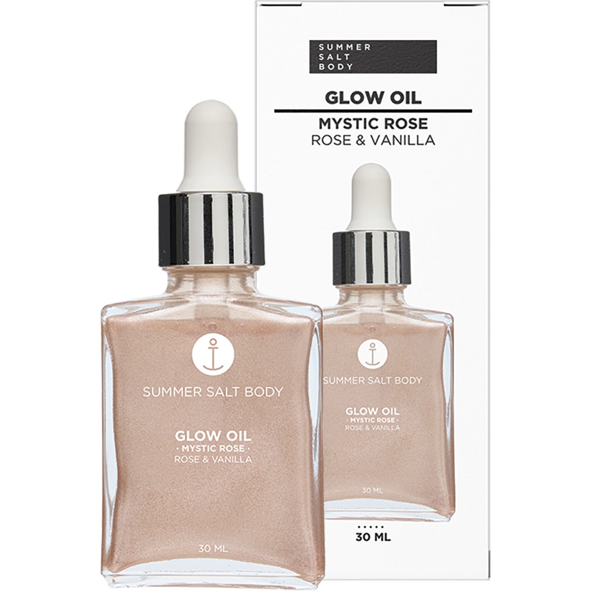 Summer Salt Body Glow Oil Mystic Rose Rose & Vanilla 30ml - Cutprice Online
