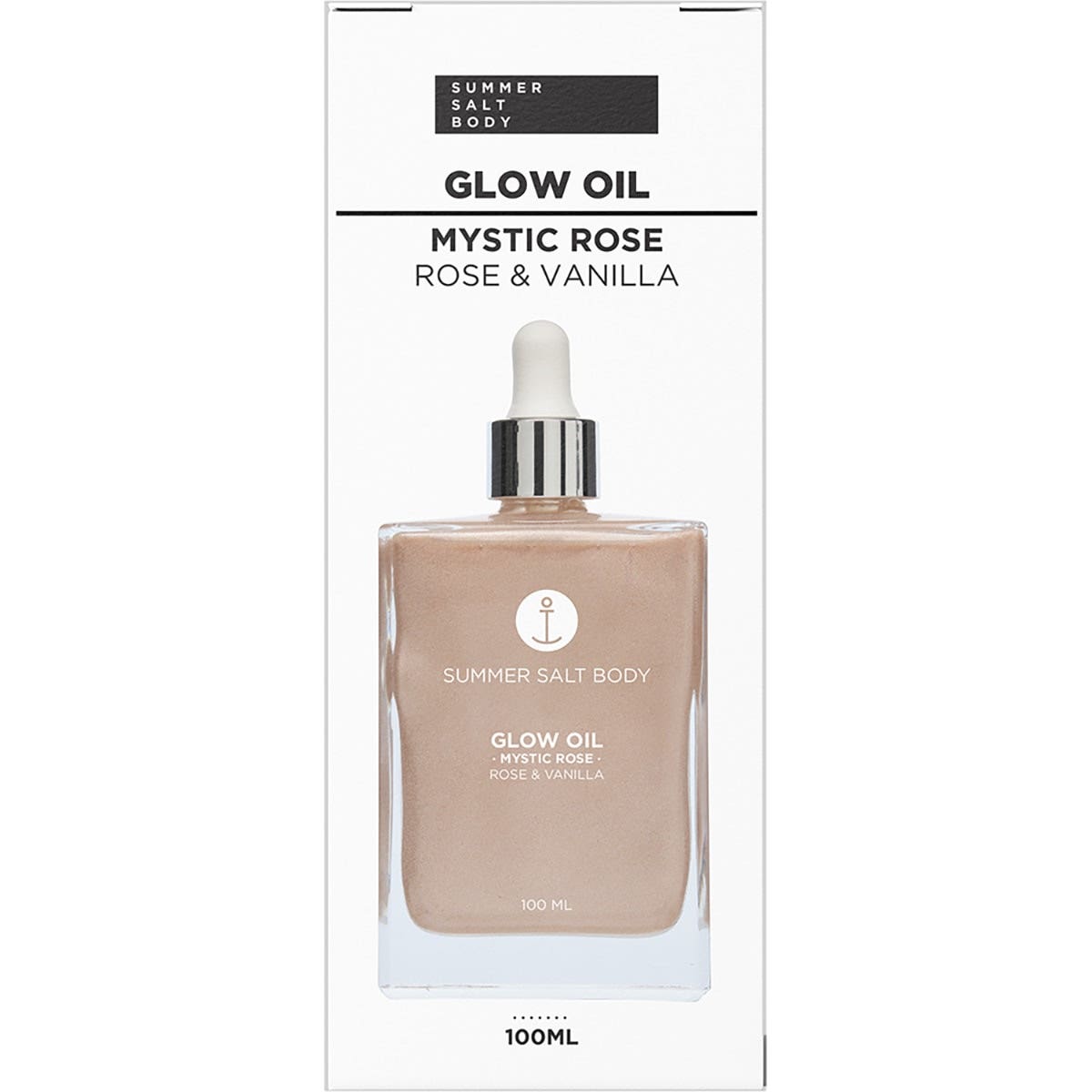 Summer Salt Body Glow Oil Mystic Rose Rose & Vanilla 100ml - Cutprice Online