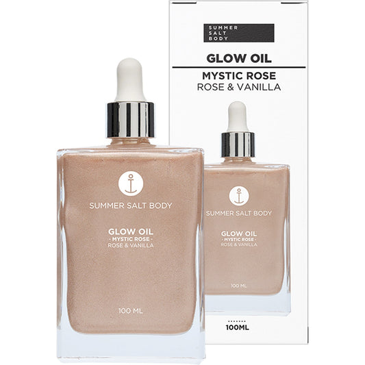 Summer Salt Body Glow Oil Mystic Rose Rose & Vanilla 100ml - Cutprice Online