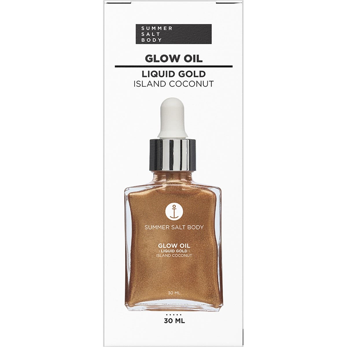 Summer Salt Body Glow Oil Liquid Gold Island Coconut 30ml - Cutprice Online