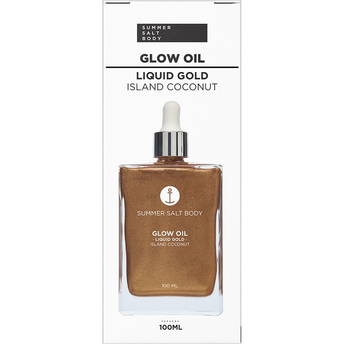 Summer Salt Body Glow Oil Liquid Gold Island Coconut 100ml - Cutprice Online
