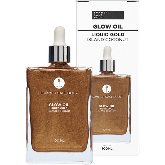 Summer Salt Body Glow Oil Liquid Gold Island Coconut 100ml - Cutprice Online