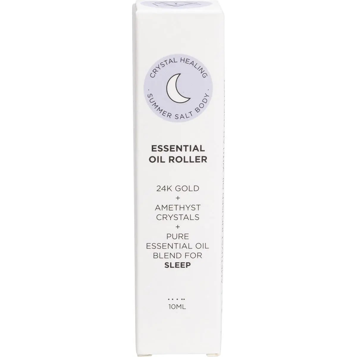 SUMMER SALT BODY Essential Oil Roller With 24K Gold Sleep - Amethyst Crystals 10ml SUMMER SALT BODY