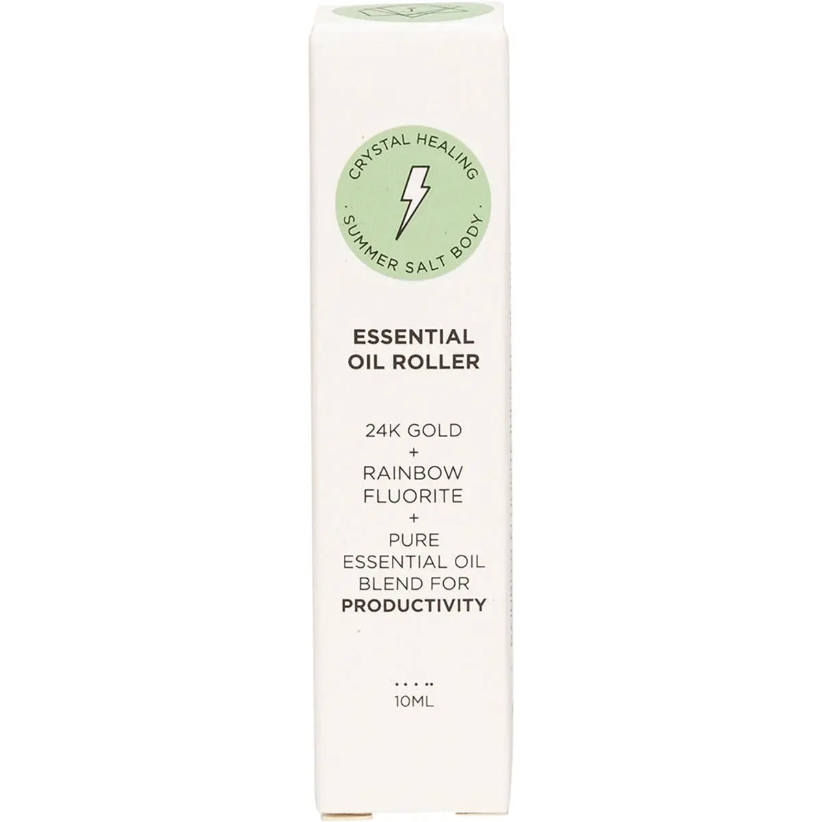 SUMMER SALT BODY Essential Oil Roller With 24K Gold Focus - Rainbow Fluorite 10ml SUMMER SALT BODY