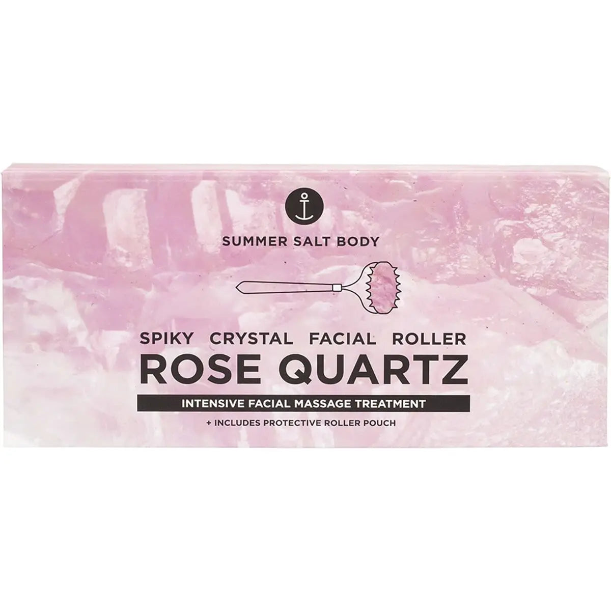 SUMMER SALT BODY Spiky Crystal Facial Roller Rose Quartz 1 SUMMER SALT BODY