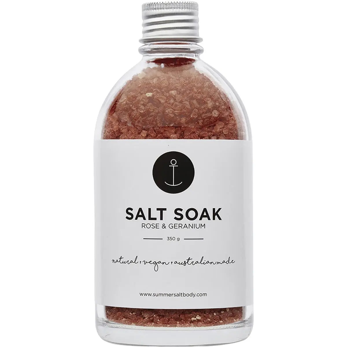 SUMMER SALT BODY Salt Soak Rose & Geranium 350g SUMMER SALT BODY