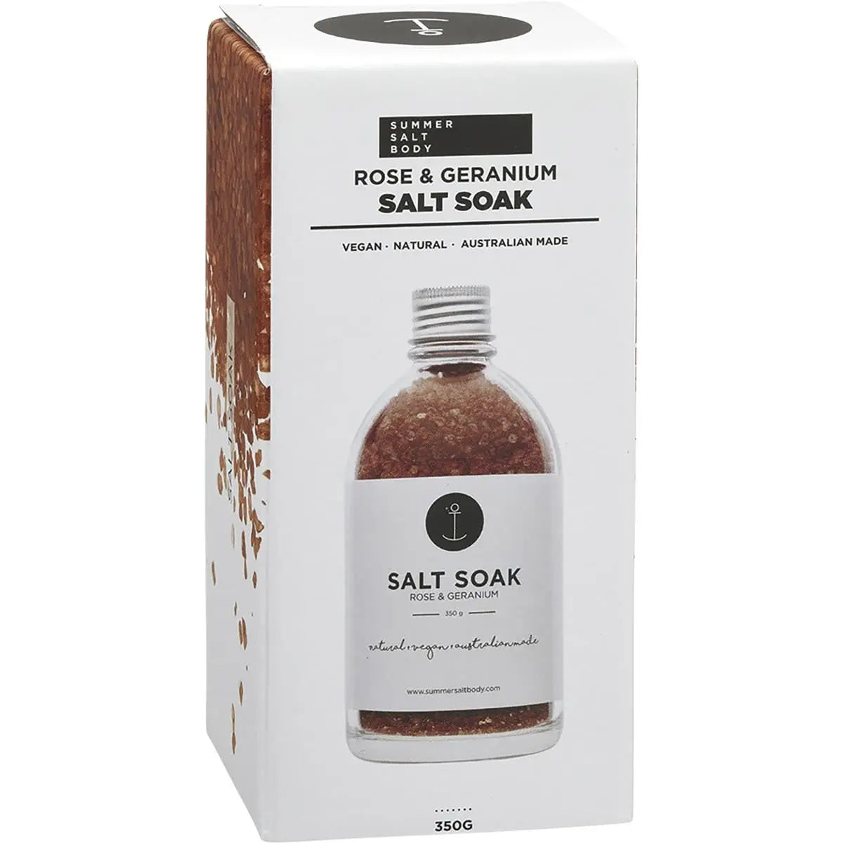 SUMMER SALT BODY Salt Soak Rose & Geranium 350g SUMMER SALT BODY