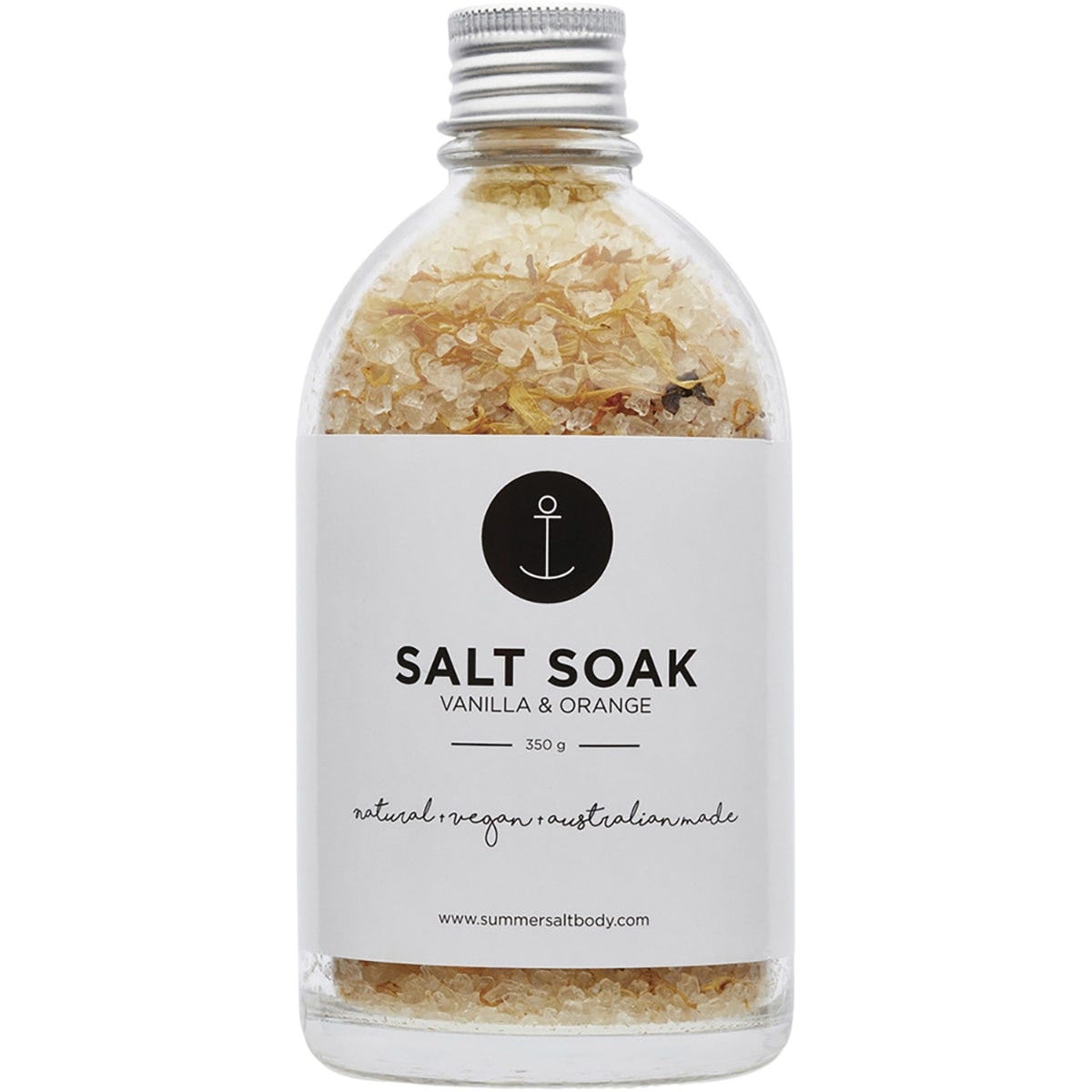 SUMMER SALT BODY Salt Soak Vanilla & Sweet Orange 350g - Cutprice Online