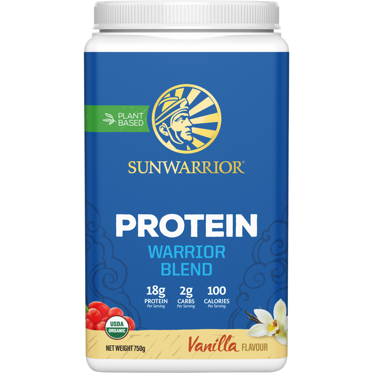 Sunwarrior Protein Powder Warrior Blend Vanilla 750g