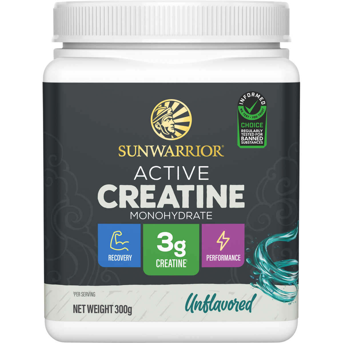 Sunwarrior Active Creatine Monohydrate Unflavoured 300g