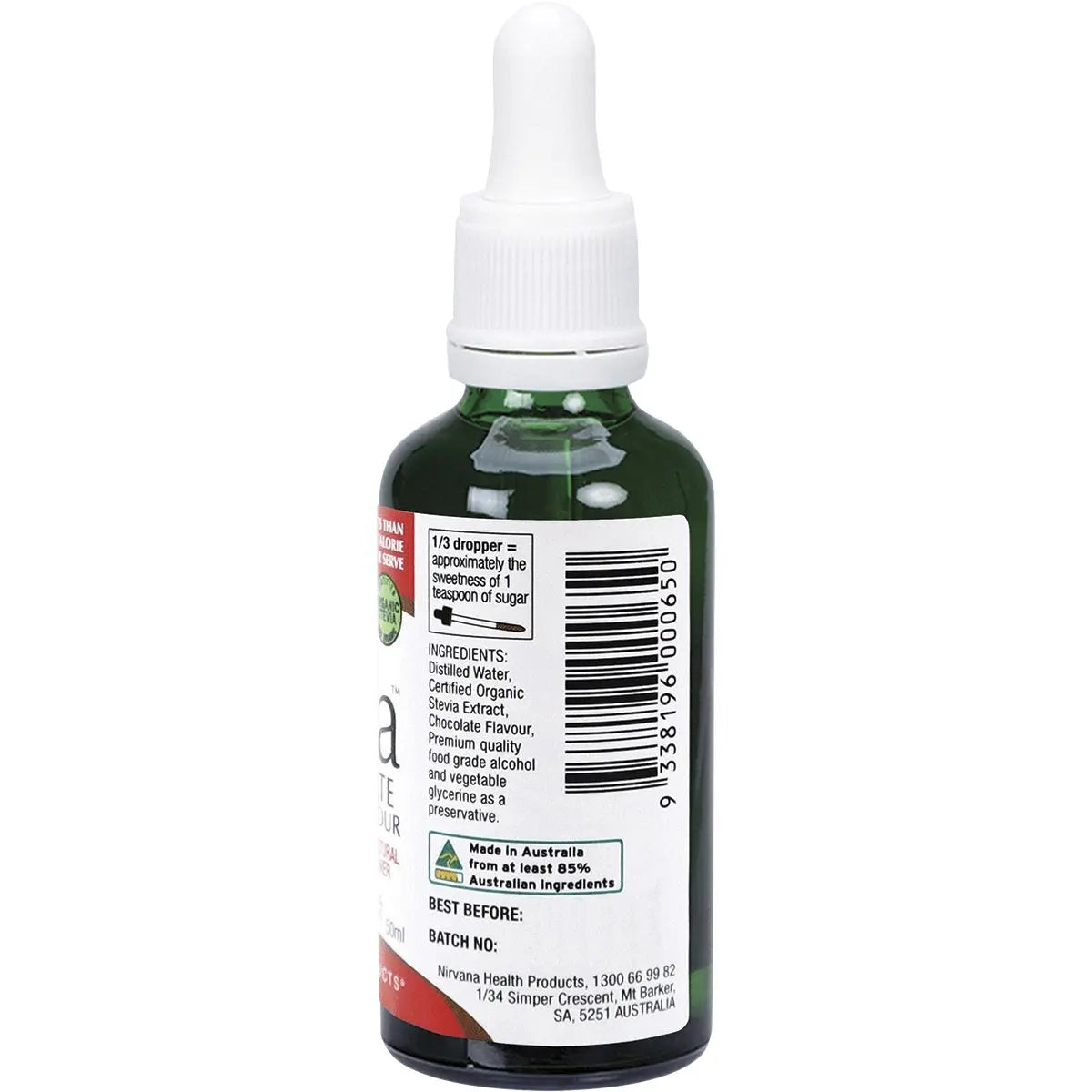 NIRVANA ORGANICS Liquid Stevia Chocolate - 50ml NIRVANA