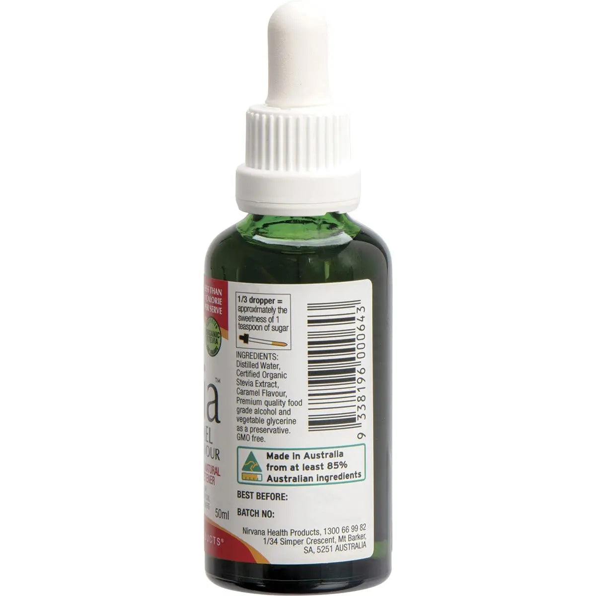 NIRVANA Liquid Stevia Caramel 50ml NIRVANA