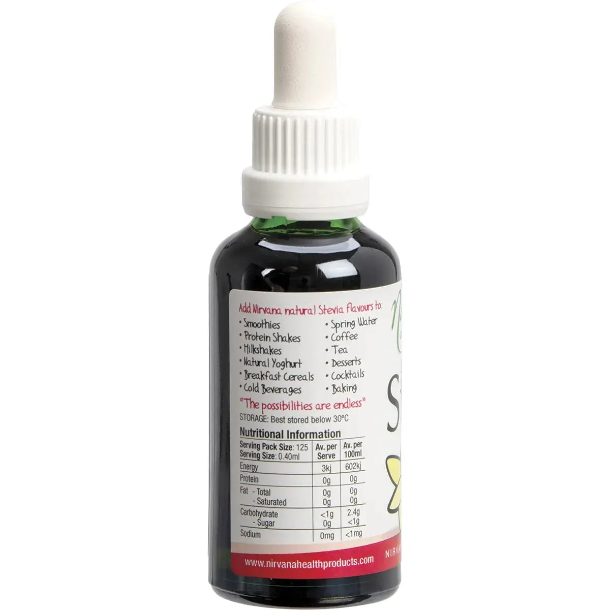 NIRVANA Liquid Stevia Vanilla 50ml NIRVANA