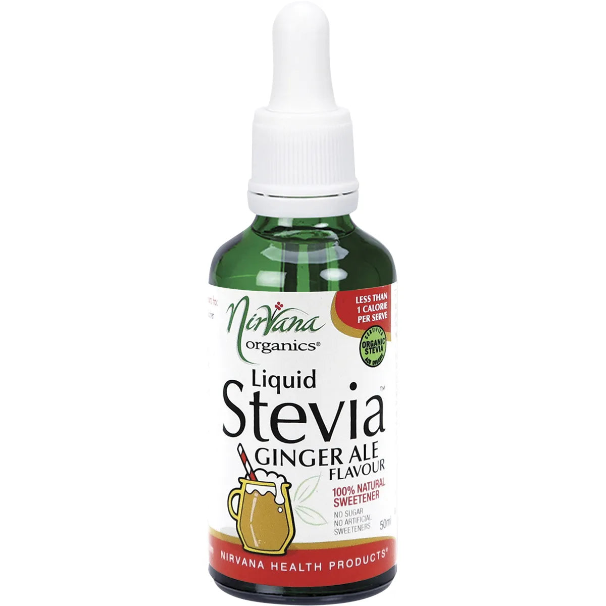 NIRVANA ORGANICS Liquid Stevia Ginger Ale 50ml - Cutprice Online