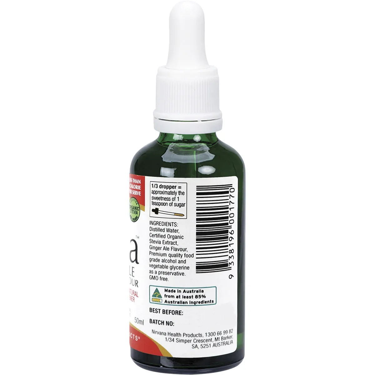 NIRVANA ORGANICS Liquid Stevia Ginger Ale 50ml - Cutprice Online