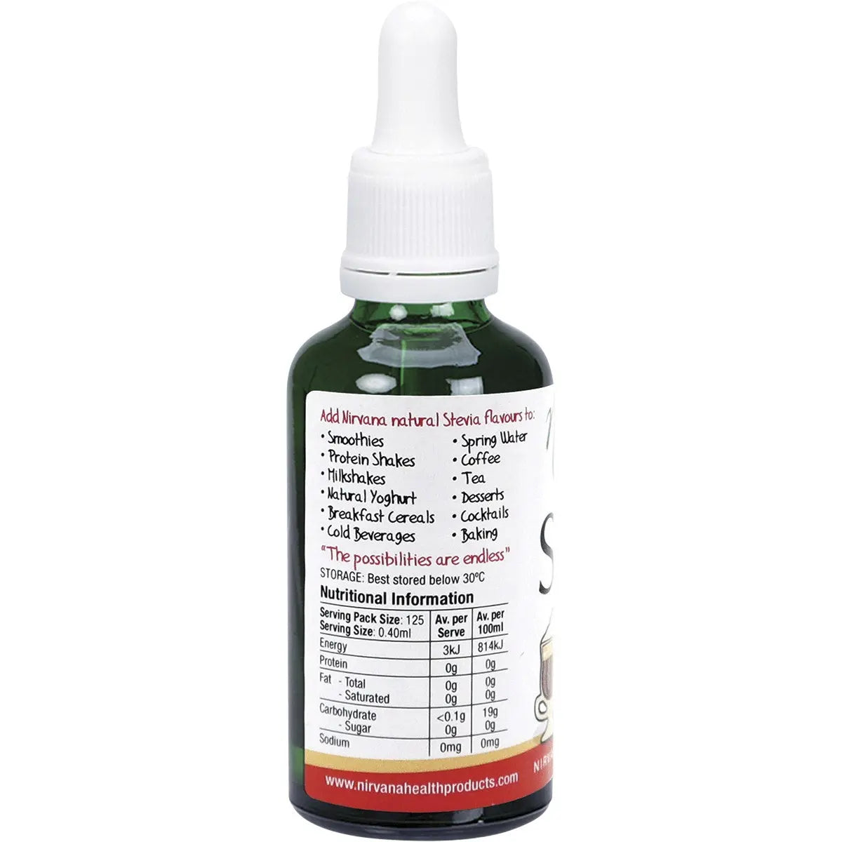NIRVANA Liquid Stevia Irish Cream 50ml NIRVANA