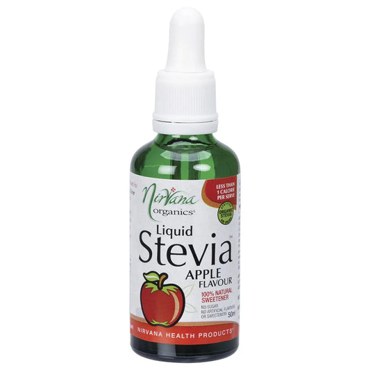 NIRVANA ORGANICS Liquid Stevia Apple 50ml - Cutprice Online