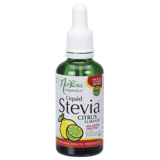 Nirvana Organics Liquid Stevia Citrus 50ml - Cutprice Online