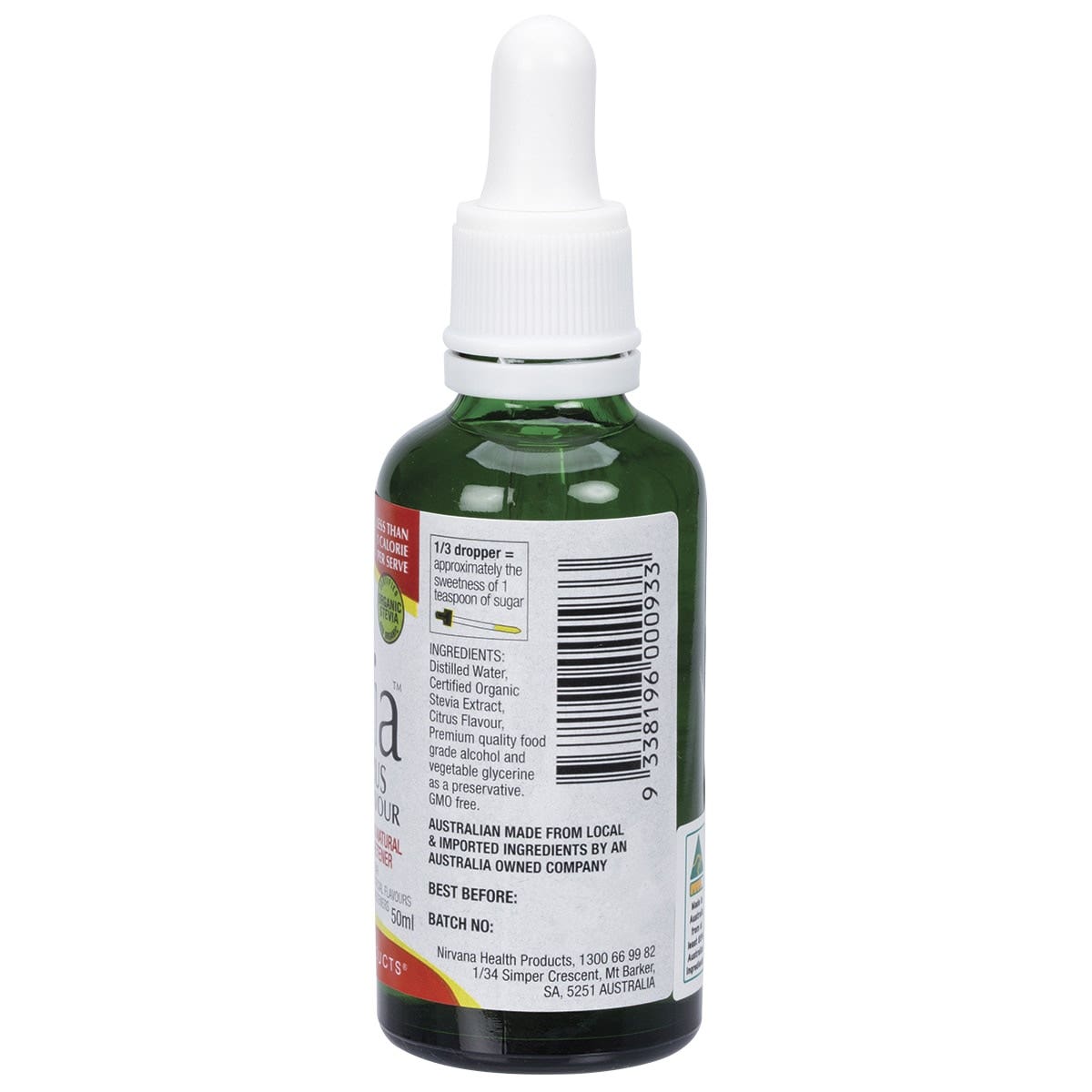 Nirvana Organics Liquid Stevia Citrus 50ml - Cutprice Online