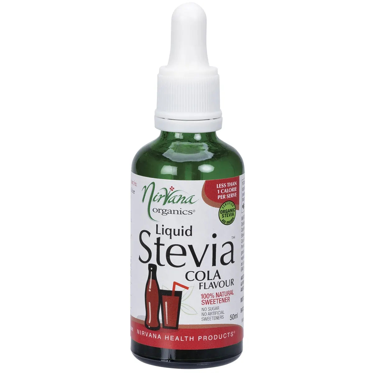 NIRVANA ORGANICS Liquid Stevia Cola 50ml - Cutprice Online