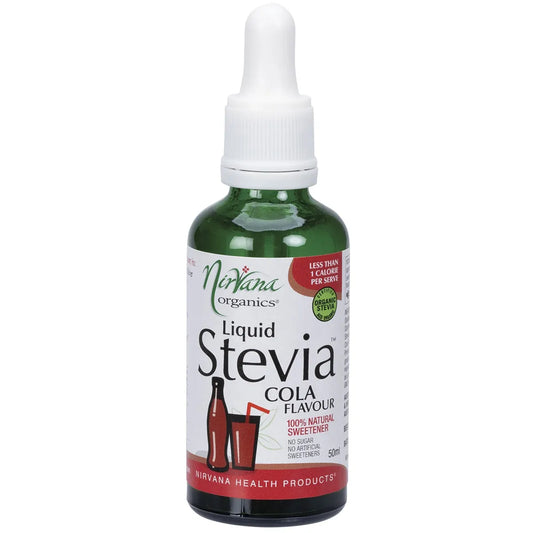 NIRVANA ORGANICS Liquid Stevia Cola 50ml - Cutprice Online
