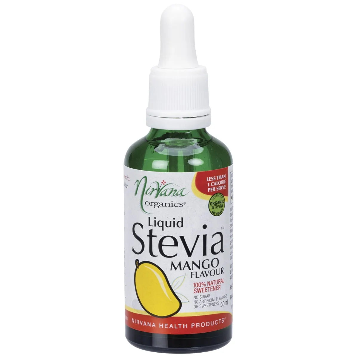 NIRVANA ORGANICS Liquid Stevia Mango 50ml - Cutprice Online