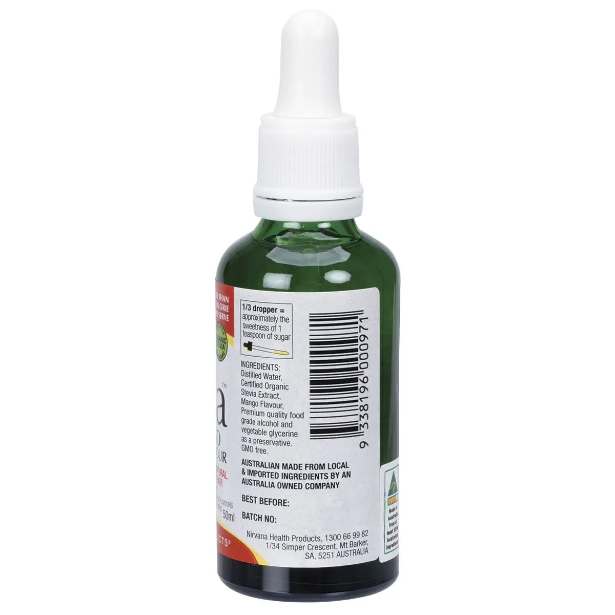 NIRVANA ORGANICS Liquid Stevia Mango 50ml - Cutprice Online