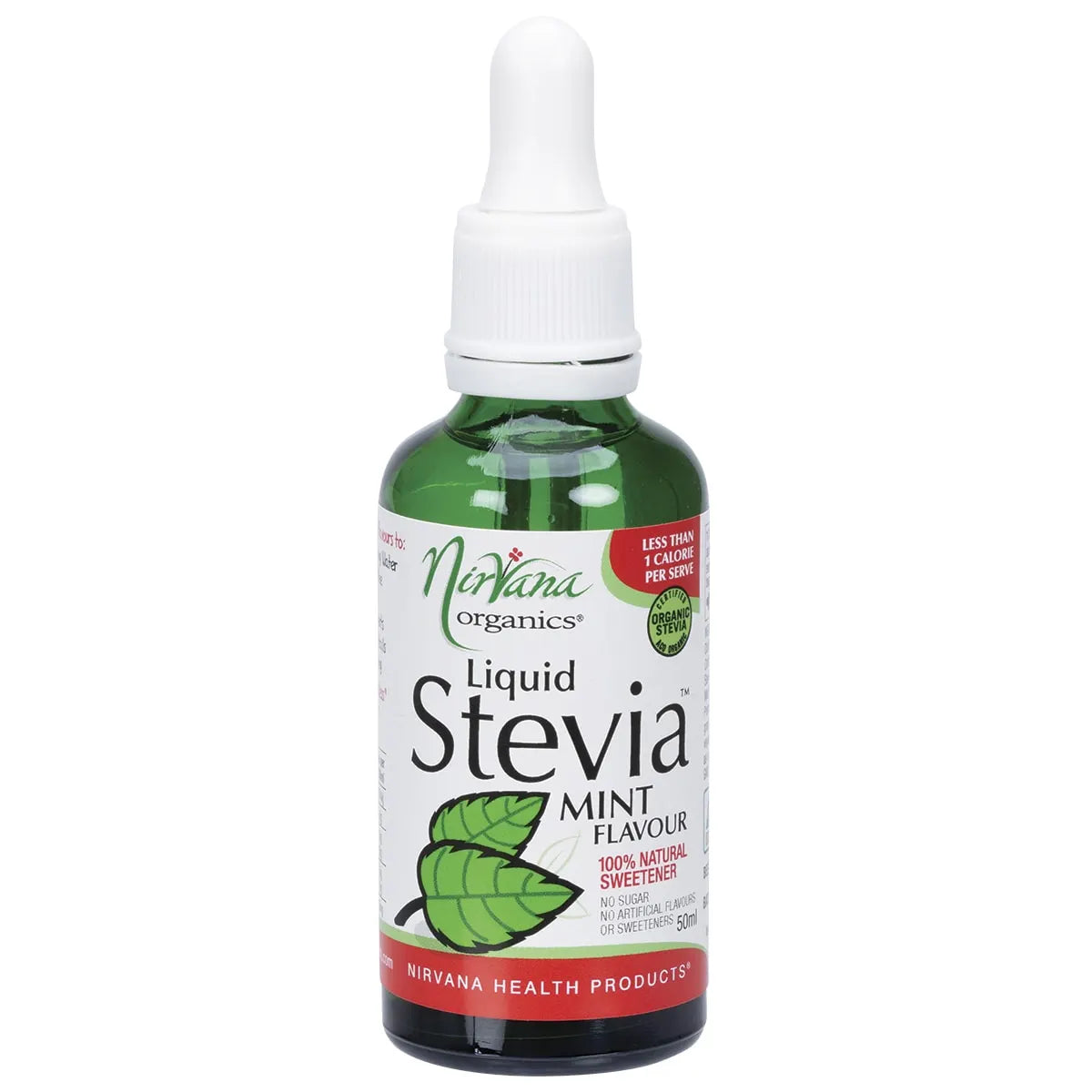 NIRVANA ORGANICS Liquid Stevia Mint 50ml - Cutprice Online