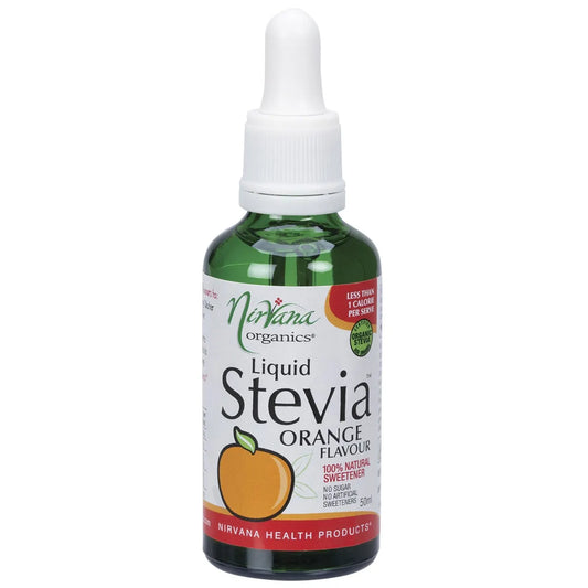 NIRVANA ORGANICS Liquid Stevia Orange 50ml - Cutprice Online