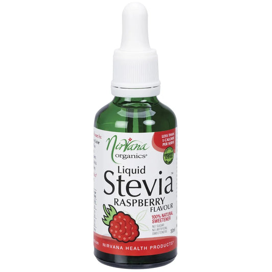 NIRVANA ORGANICS Liquid Stevia Raspberry 50ml - Cutprice Online