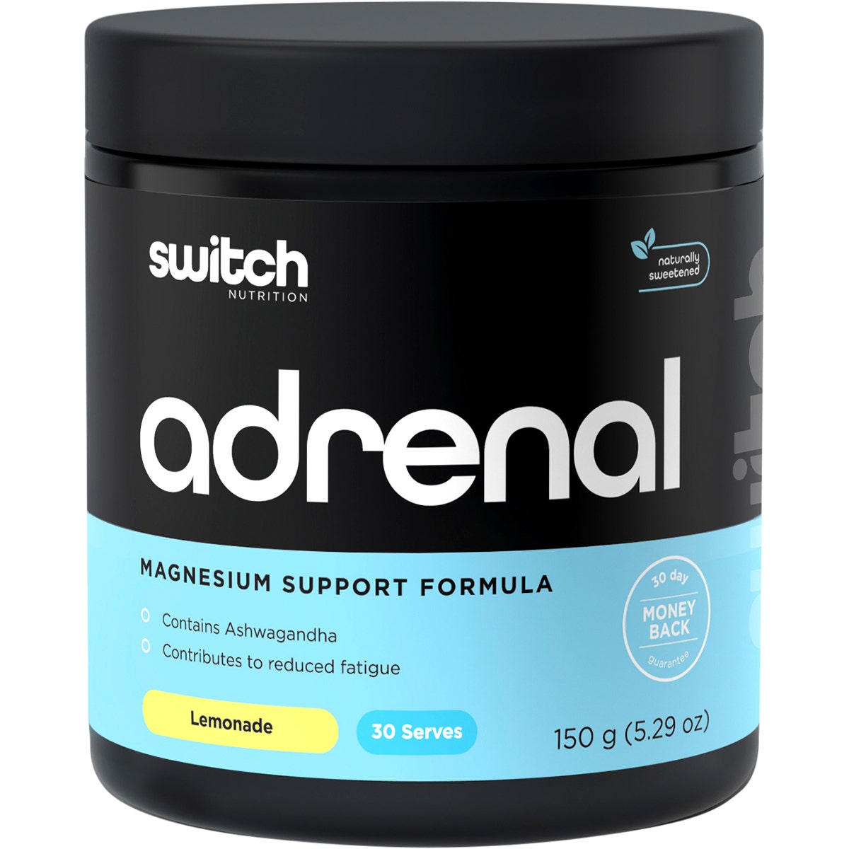 SWITCH NUTRITION Adrenal Magnesium Support Formula Lemonade 150g Switch Nutrition