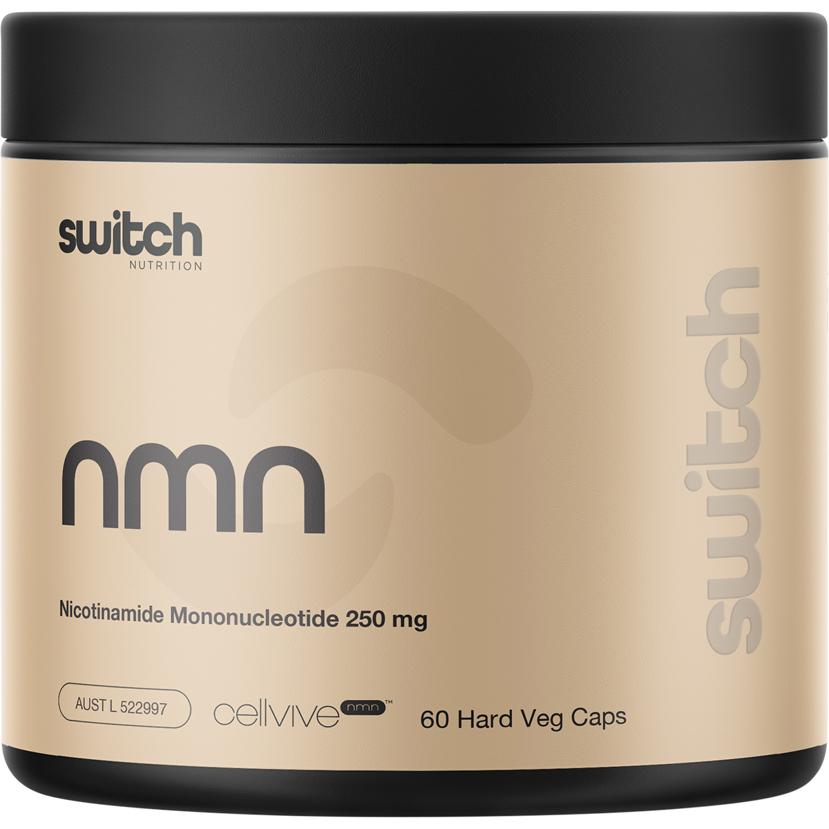 Switch Nutrition NMN Cellvive Nicotinamide Mononucleotide 60 Capsules