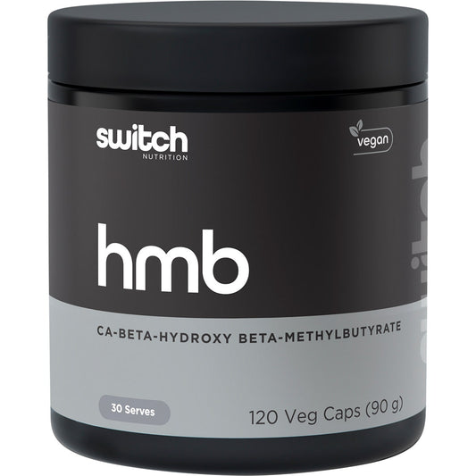 SWITCH NUTRITION HMB Ca-Beta-Hydroxy Beta-Methylbutryate 120 Caps - Cutprice Online