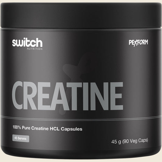 Switch Nutrition Creatine 100% Pure HCL 90 Caps - Cutprice Online