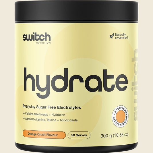 Switch Nutrition Hydrate Everyday Sugar Free Electrolytes Orange Crush 300g
