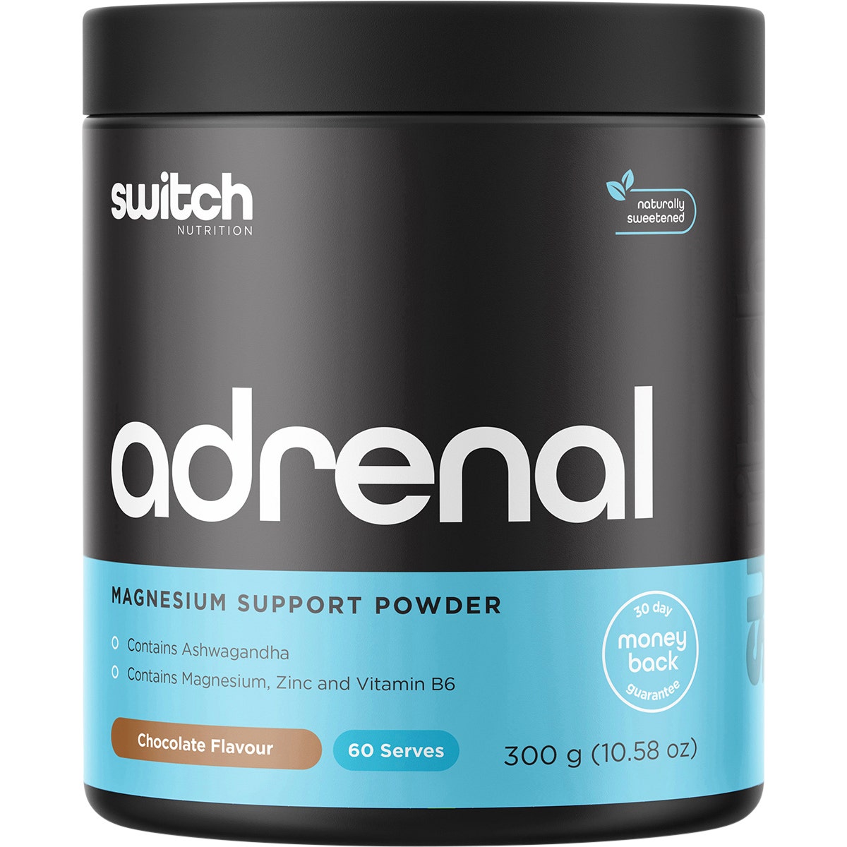 Switch Nutrition Adrenal Magnesium Support Powder Chocolate 300g - Cutprice Online