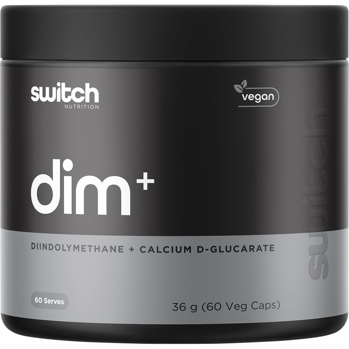 Switch Nutrition DIM+ Diindolylmethane+Calcium D-Glucarate 60 Caps - Cutprice Online