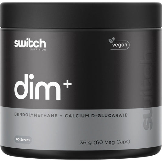 Switch Nutrition DIM+ Diindolylmethane+Calcium D-Glucarate 60 Caps - Cutprice Online