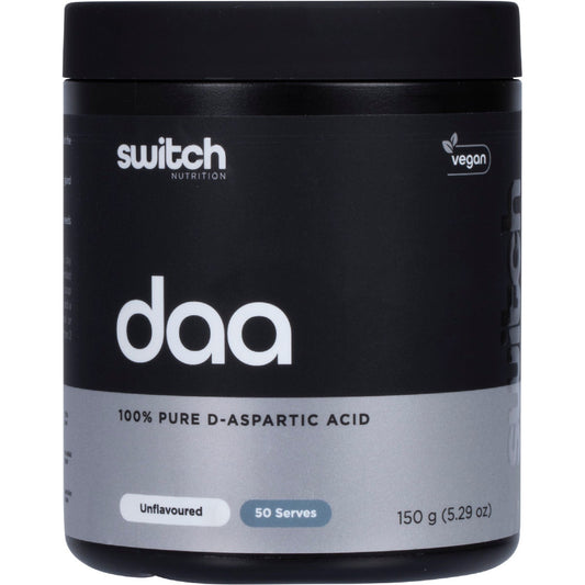 Switch Nutrition Daa 100% Pure D-aspartic Acid Unflavoured 150g - Cutprice Online