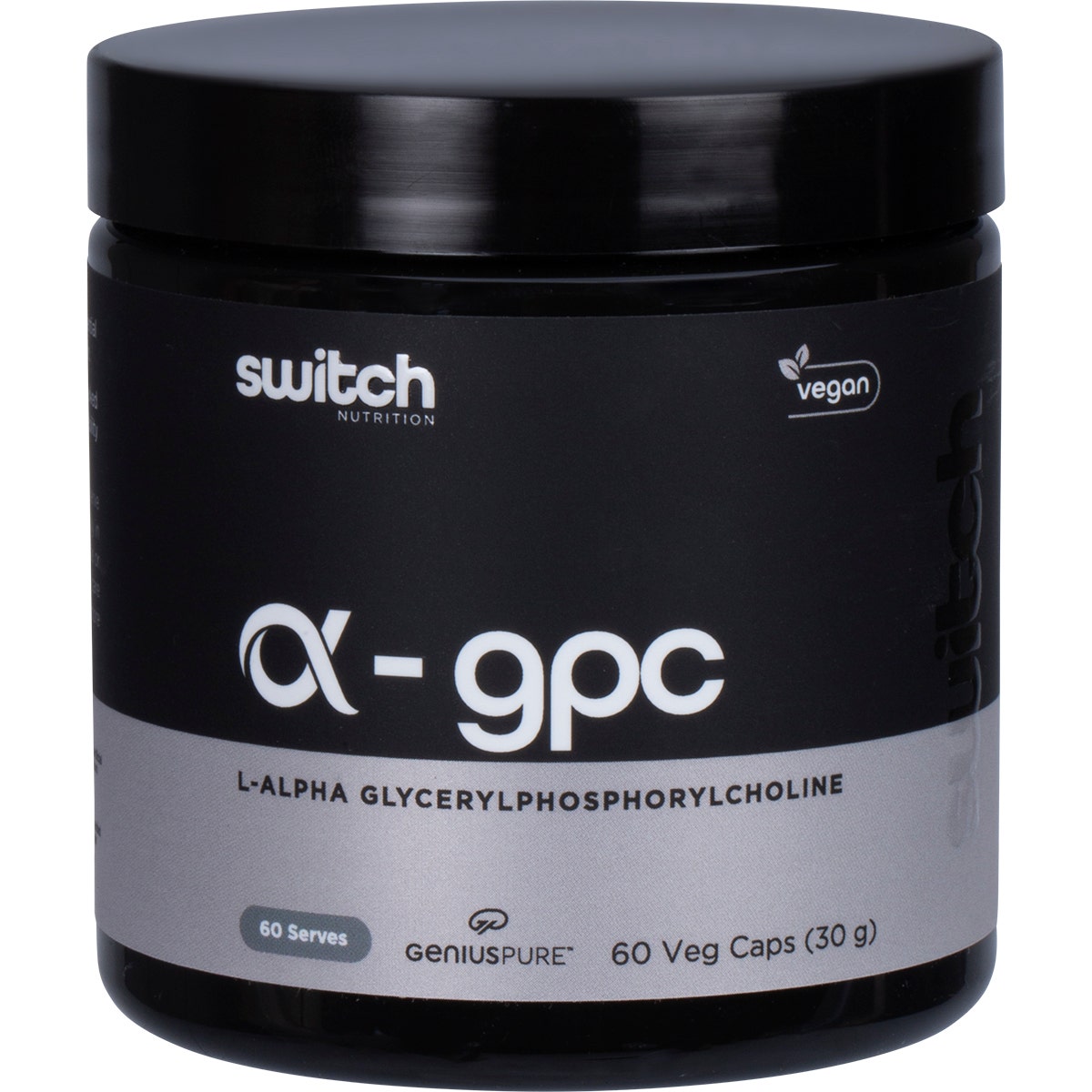 Switch Nutrition Alpha Gpc L-alpha Glycerylphosphorylcholine 60 Caps - Cutprice Online