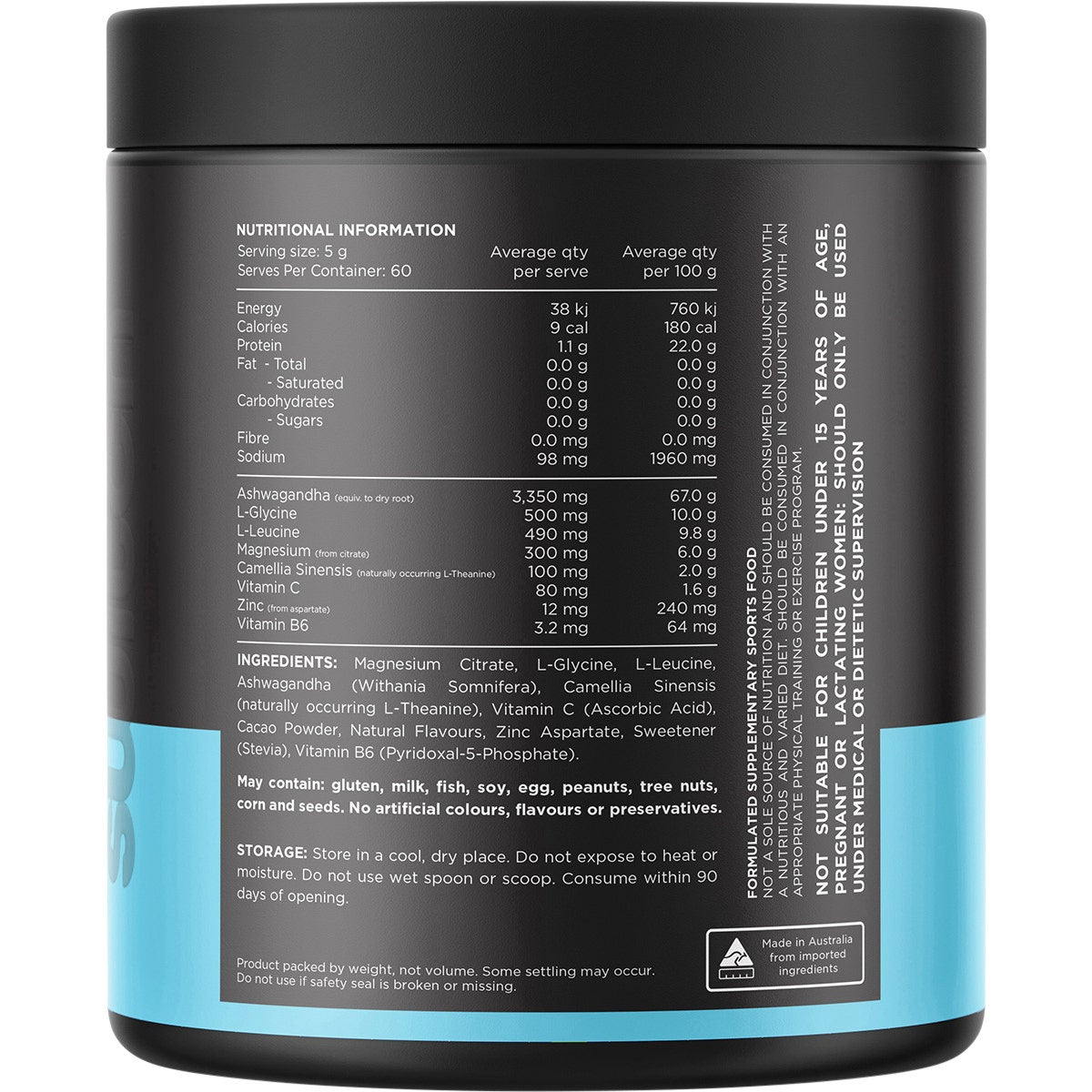 Switch Nutrition Adrenal Magnesium Support Powder Chocolate 300g - Cutprice Online
