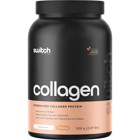 Switch Nutrition Hydrolysed Collagen Protein Unflavoured 938g - Cutprice Online