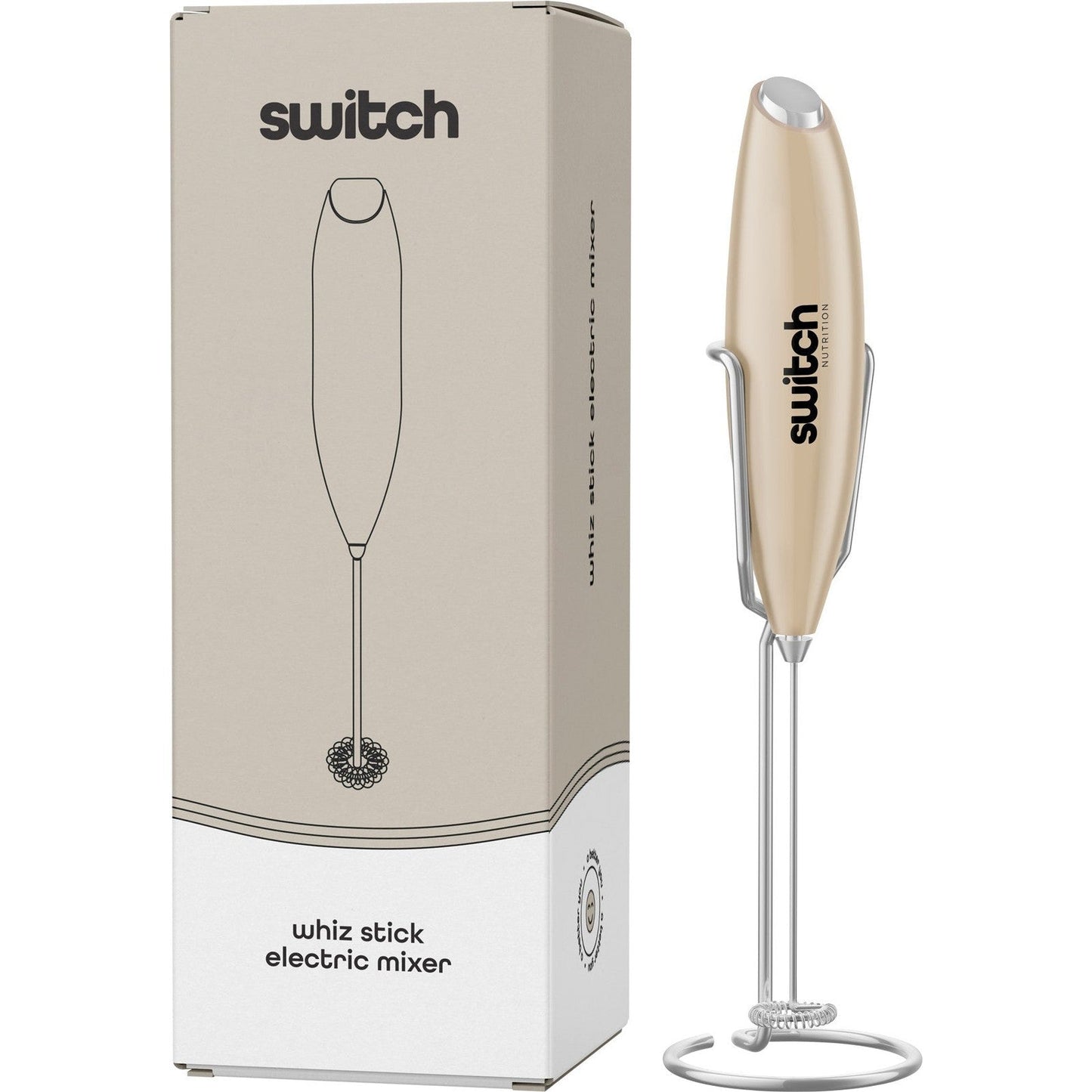 Switch Nutrition Whiz Stick Electric Mixer Beige - Cutprice Online