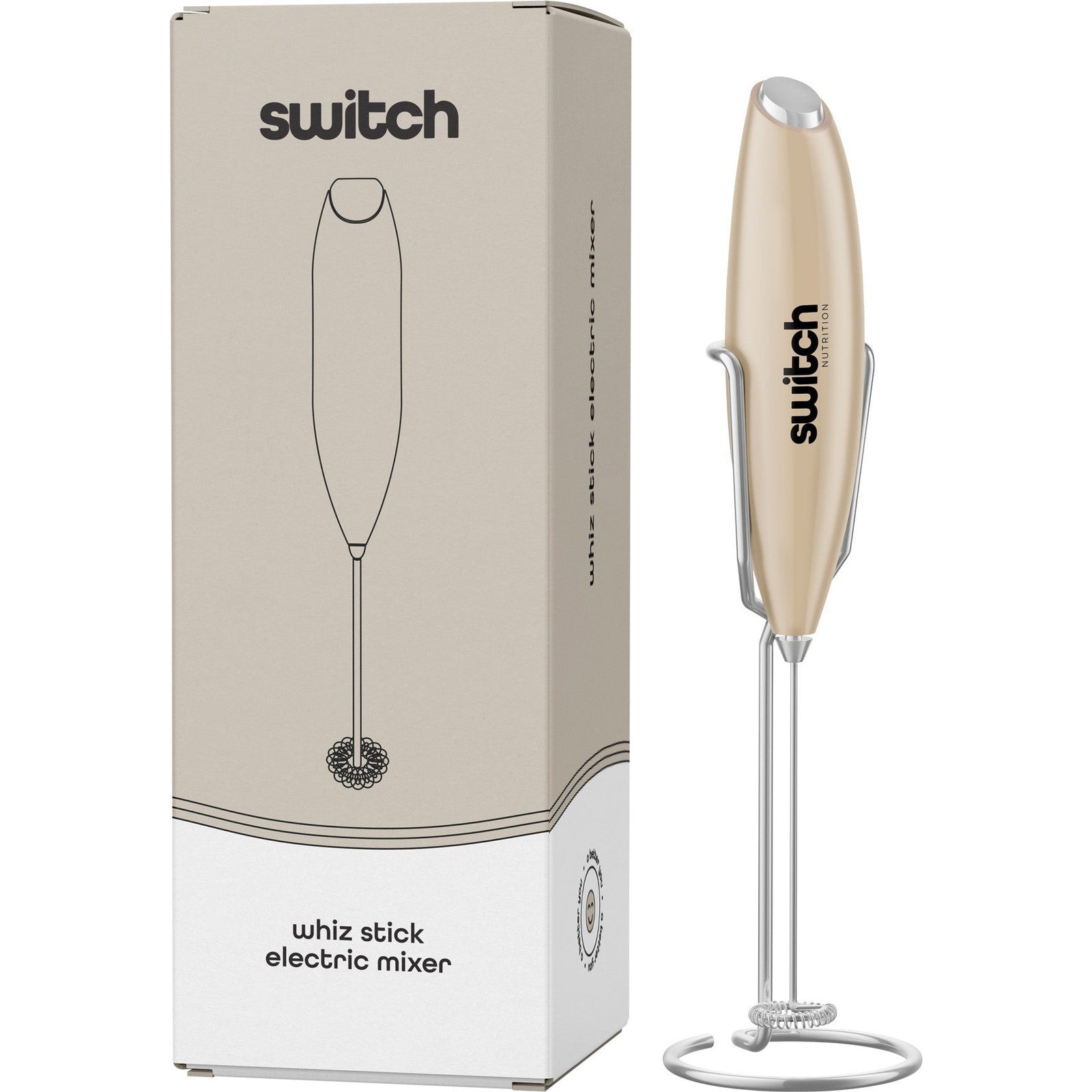 Switch Nutrition Whiz Stick Electric Mixer Beige - Cutprice Online