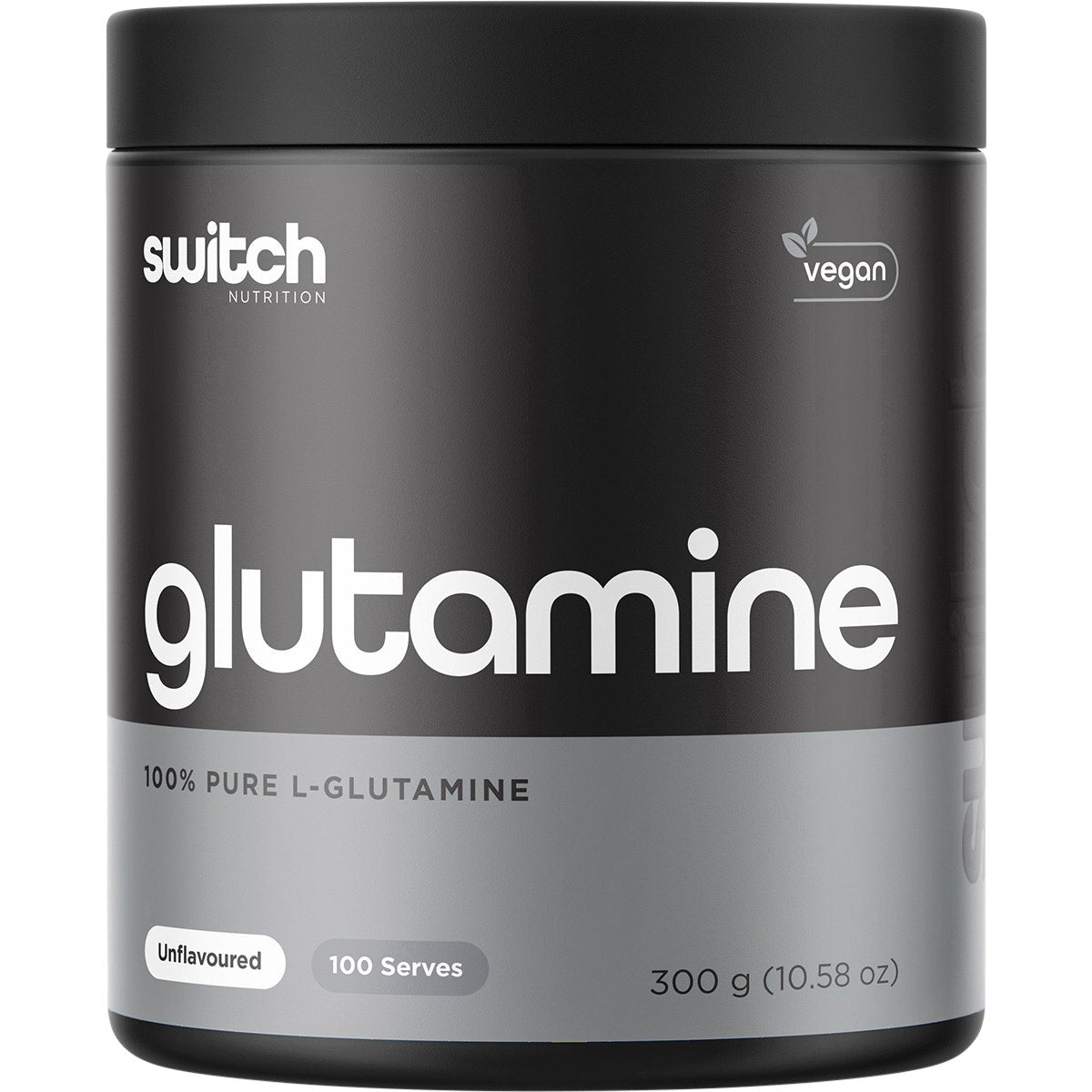 Switch Nutrition Glutamine 100% Pure L- Glutamine Unflavoured 300g - Cutprice Online
