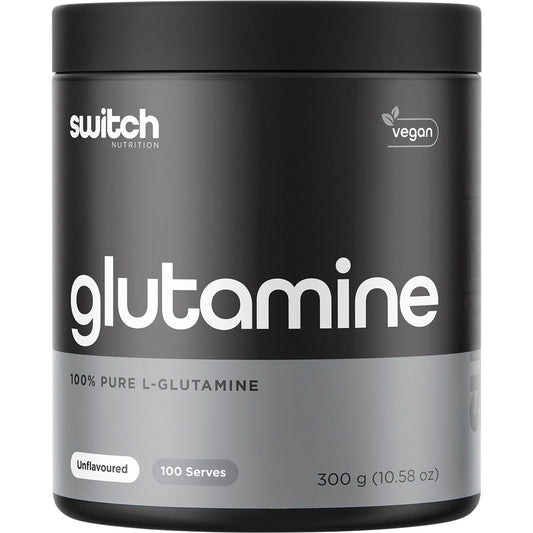 Switch Nutrition Glutamine 100% Pure L- Glutamine Unflavoured 300g - Cutprice Online